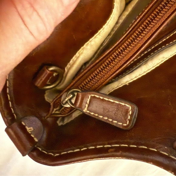 Strada Basket Weave Leather Tote Bag - Picture 9 of 14